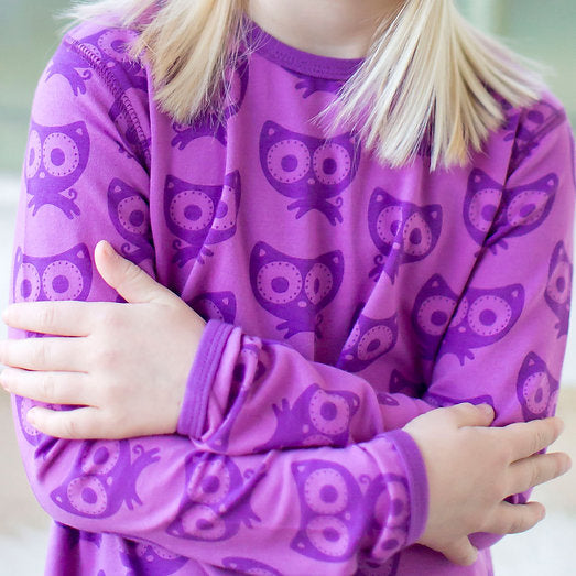 Body Kimono Cat Purple