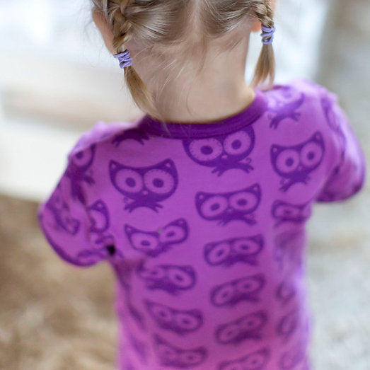 Body Kimono Cat Purple