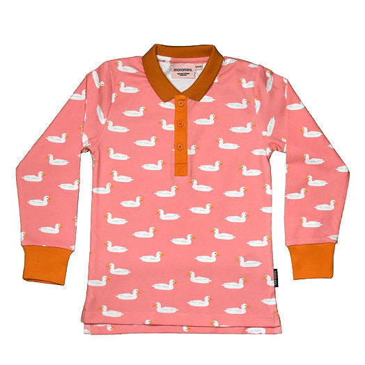 Polera Polo Pink Duck
