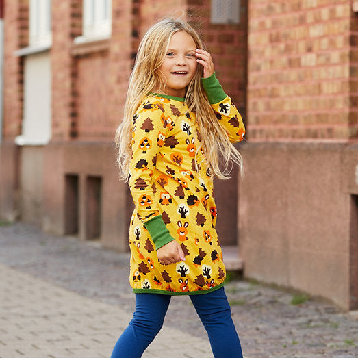 Vestido Balloon Yellow Forest