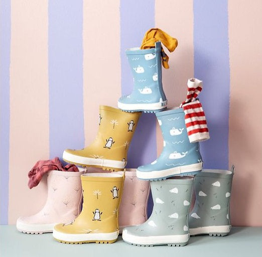 Botas de Agua Fresk Ballena azul