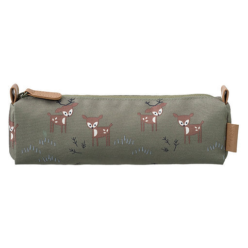 Estuche Escolar Fresk Ciervo oliva