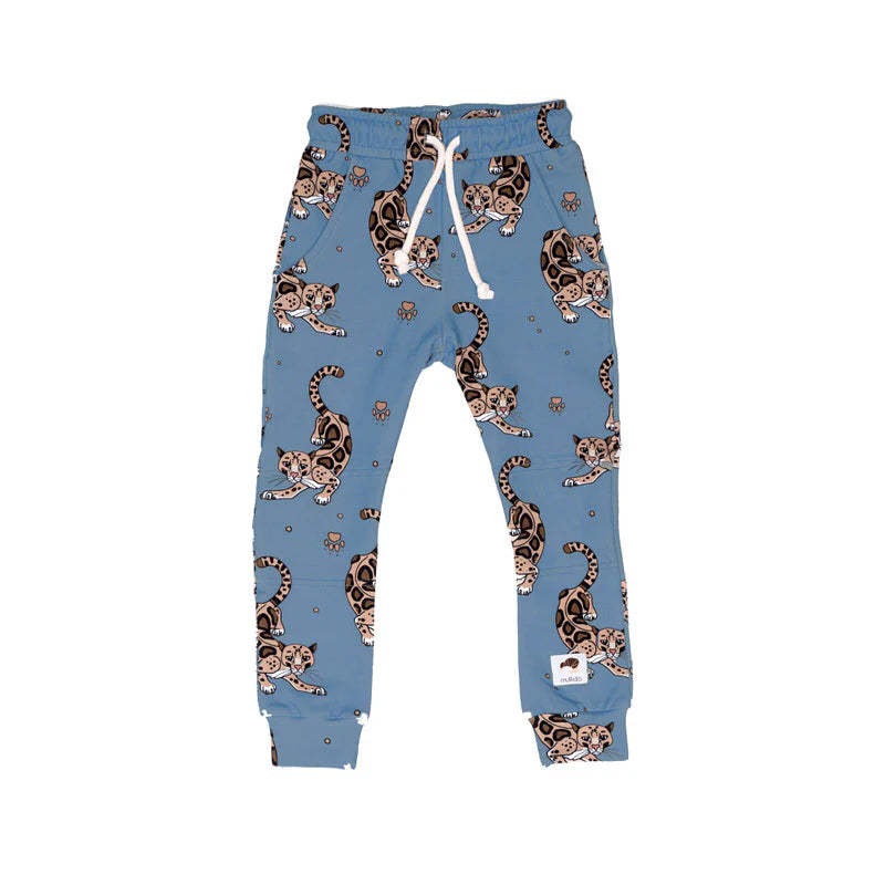 Jogger Blue Leopard