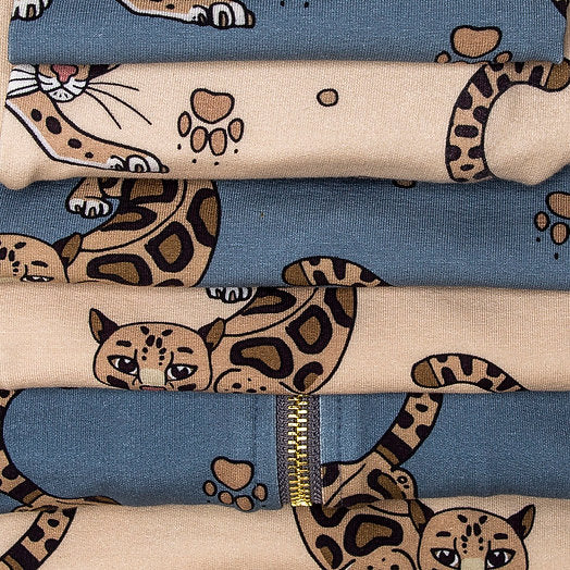 Jogger Blue Leopard