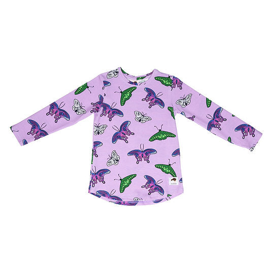 Polera Lilac Butterflies