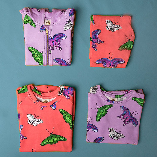 Polerón Lilac Butterflies