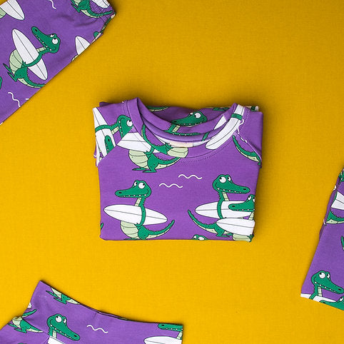 Polerón Purple Croc