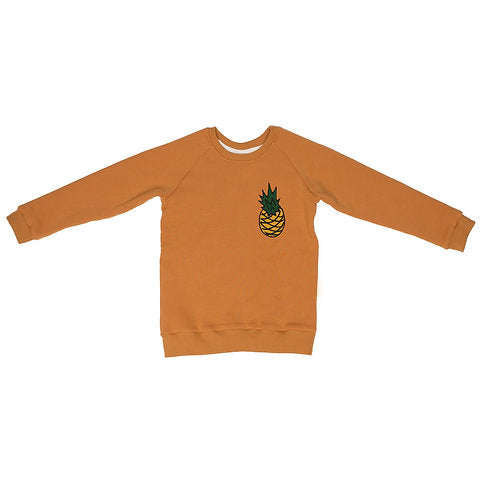 Polerón Sweat Mustard Pineapple
