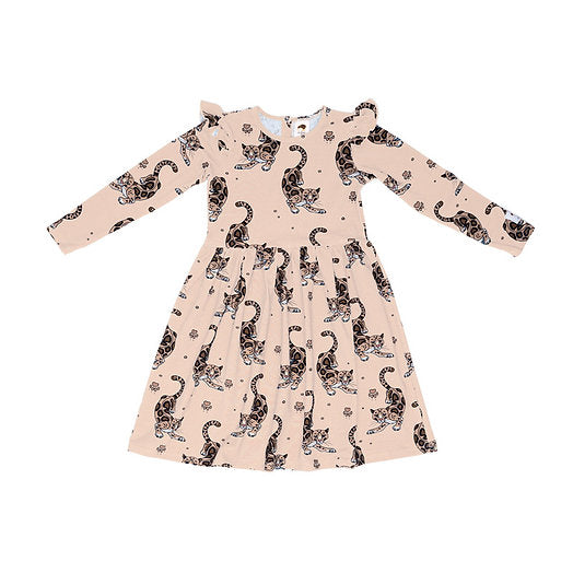 Vestido Beige Leopard