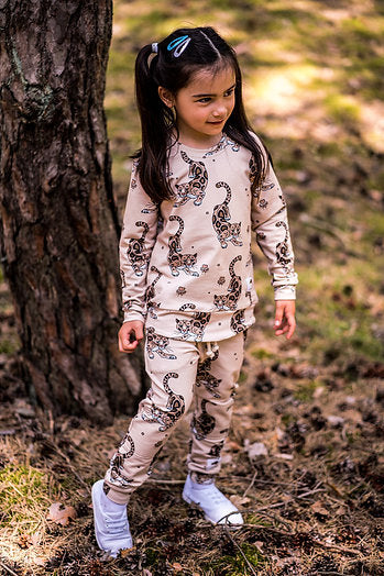 Vestido Beige Leopard