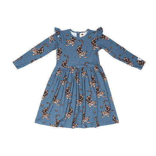 Vestido Blue Leopard