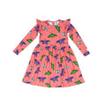 Vestido Coral Butterflies